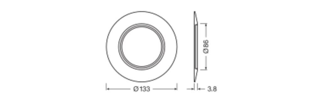 Preisbild für Ledvance Sanierungsring SP RING D133 WT