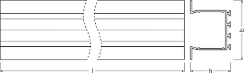Symbolbild für Ledvance LED-Profilschiene LSAYPW02UW39X26/14/2