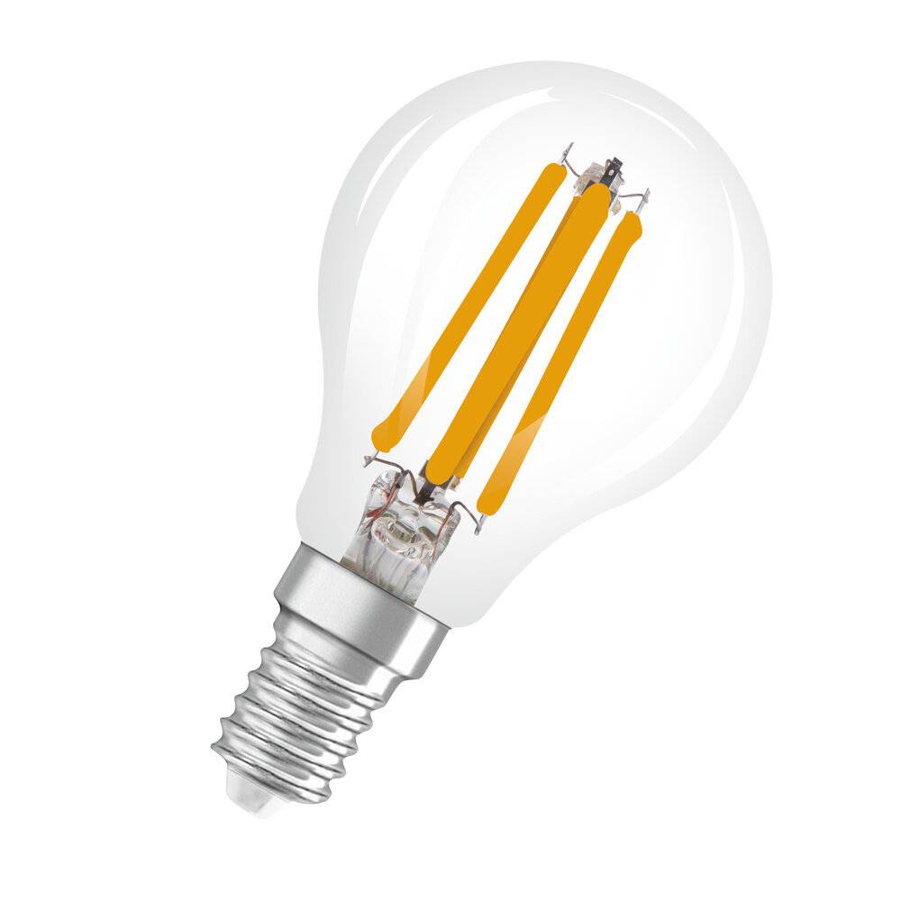 Symbolbild für OSRAM 4058075434745 LED EEK E (A - G) E14 Birnenform 4 W = 40 W Warmweiß bis Kaltweiß (Ø x L) 45 mm x 78 mm 1 St.