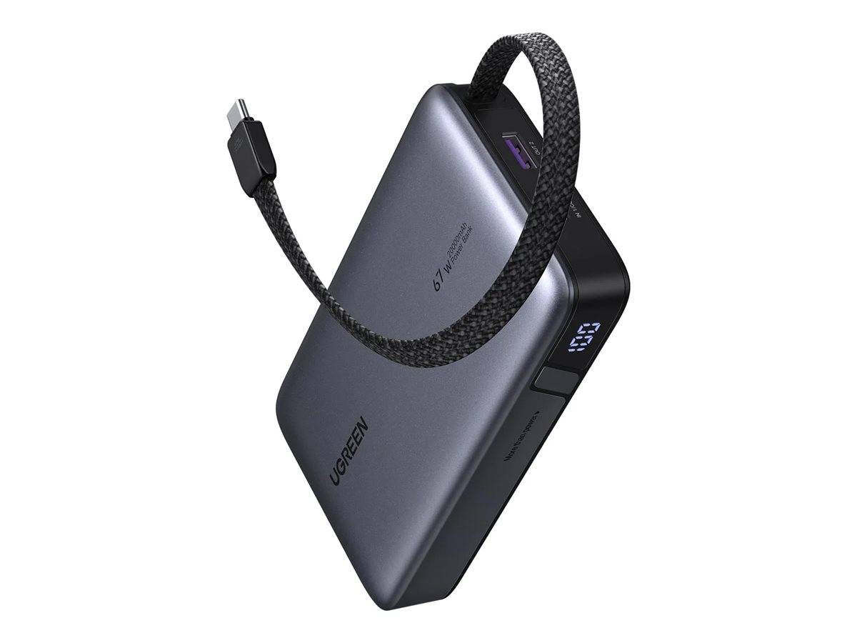 UGREEN PB550 20K 67W Powerbank 1C1A Telekommunikation, UCC & Wearables Smartphone Zubehör &-0