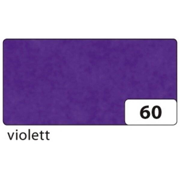 Transparentpapier - 42g 70 x 100 cm gefalzt 25 Bogen violett.