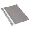 Schnellhefter - A4 Multilochung PVC grau.