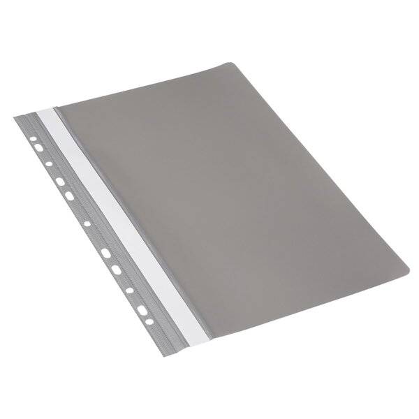 Schnellhefter - A4 Multilochung PVC grau.