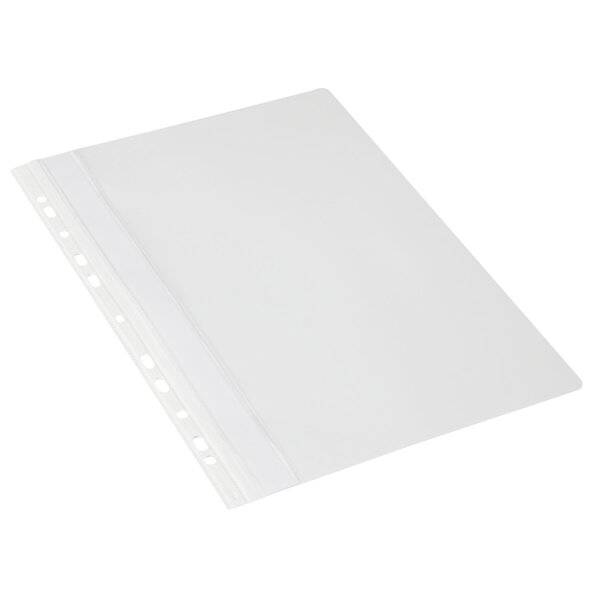 Schnellhefter - A4 Multilochung PVC weiß.-0