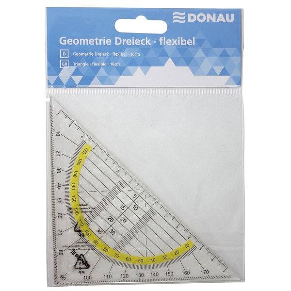 Geometrie-Dreieck Flexi - 16 cm flexibel.