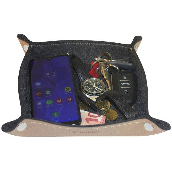 Ablageschale Taschenleerer braun.-1