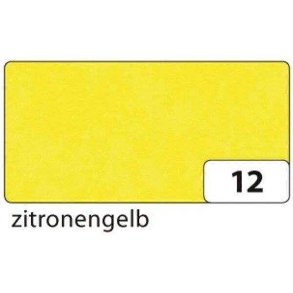 Transparentpapier - 42g 70 x 100 cm gefalzt 25 Bogen zitronengelb.-0