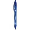 BIC Gel-ocity Quick Dry, Blau, Transparent, Blau, Clip-on retractable ballpoint pen, Medium, 0,7 mm, Beidhändig