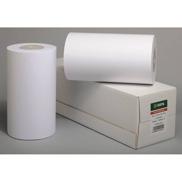 Plotterpapier - 594 mm x 175 m 75 g/qm weiß.