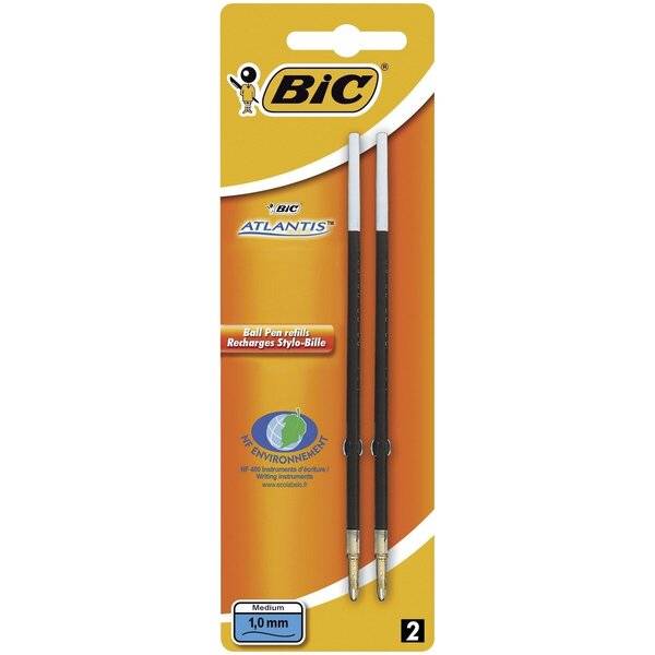 Kugelschreibermine IS1197 dokumentenecht 0,4 mm schwarz Blister à 2 Stück.-0