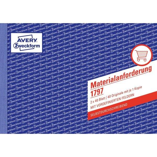 AVERY Zweckform Formularbuch "Materialanforderung", SD, A5 (72017970)-1