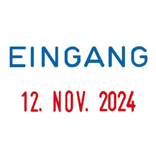 Mini-Dater - Datumstempel + Text EINGANG-1
