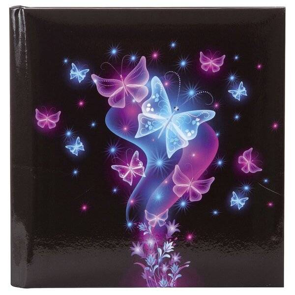 Poesiealbum Schmetterling - 16,5 x 16,5 cm 96 Seiten.