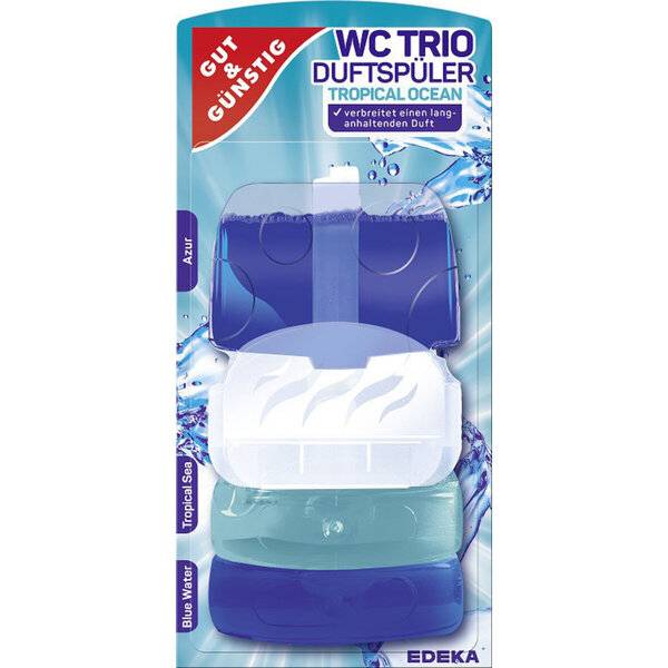 WC Korb - Duftspülung Ocean 3x 55 ml.