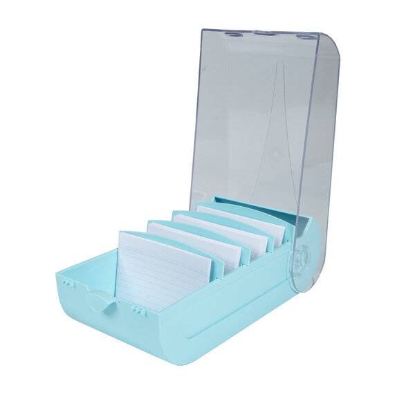 Karteikasten BunnyBox - A8 quer inkl. 100 Karten A8 liniert pastellgrün.-1