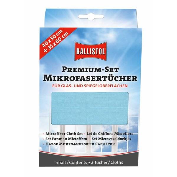 BALLISTOL - Premium Mikrofasertücher Polyester 60°C waschbar 2 St.