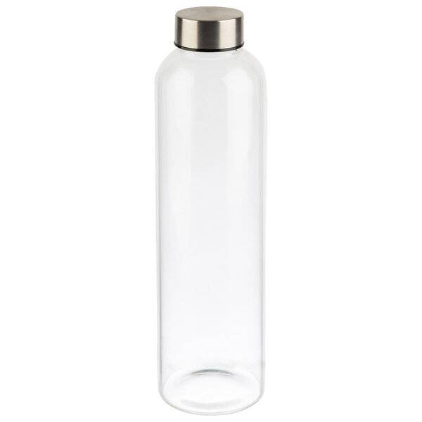 Trinkflasche Glas 0 75L transparent.