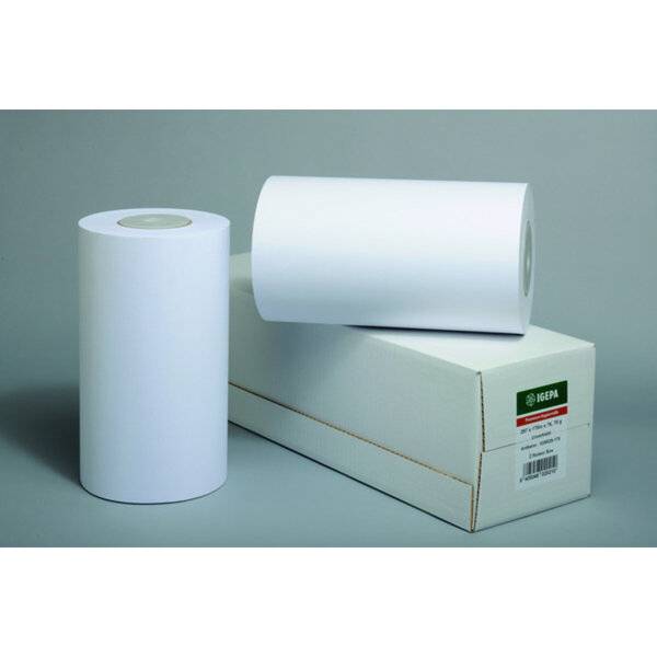 Plotterpapier - 420 mm x 175 m 75 g/qm weiß.