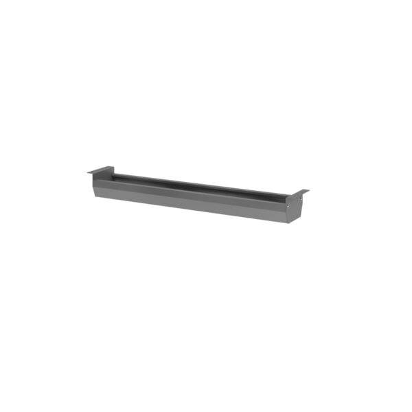 Hammerbacher Kabelwanne - für 120er Tisch klappbar Graphit.-0