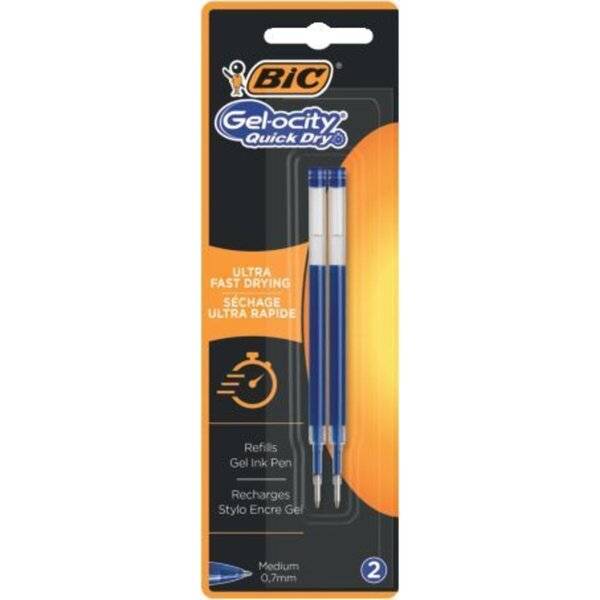 Gelschreibermine Gelocity QuickDry - 0,7 mm blau 2 Stück.