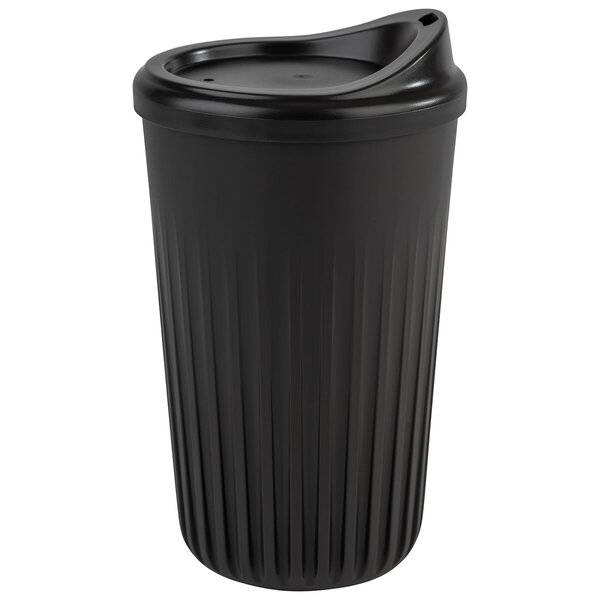 Mehrwegbecher To Go - 0,4 l schwarz.-1