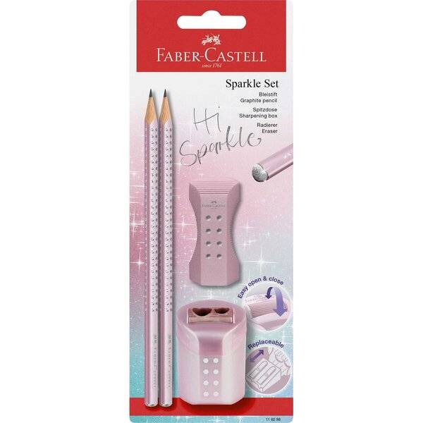 FABER-CASTELL Sparkle Set - Bleistift - Grafit (Packung mit 2)