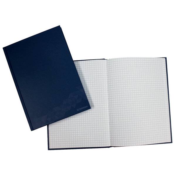 Geschäftsbuch - A5 96 Blatt 70 g/qm kariert blau.-0