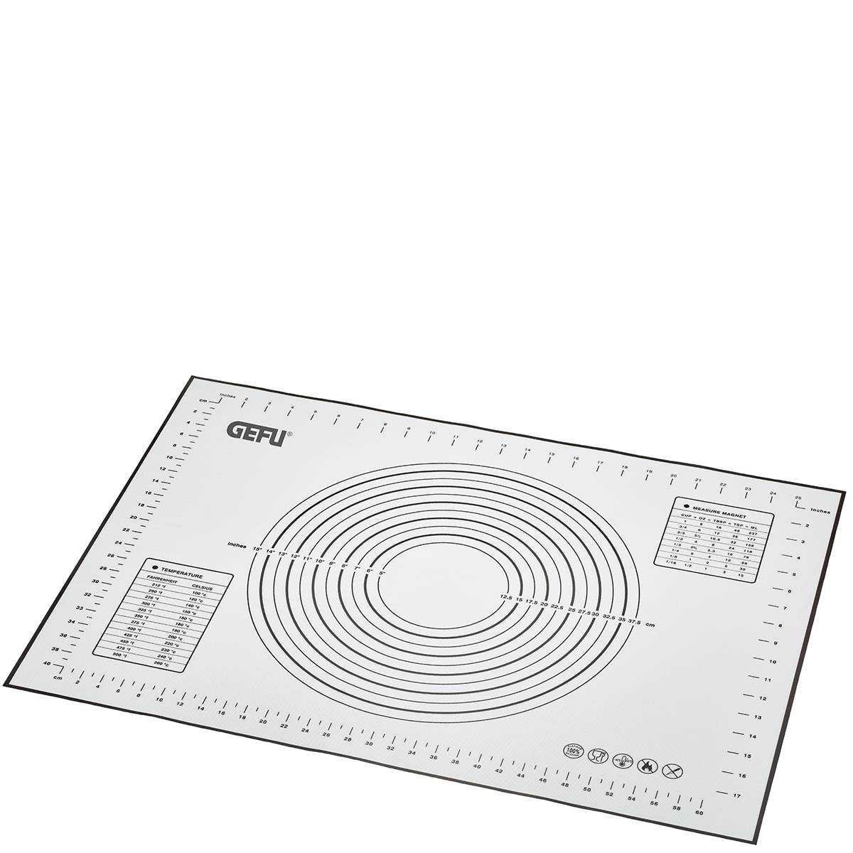 GEFU PAD, Backmatte, Silikon, Elfenbein, -40 - 230 °C, 500 mm, 700 mm-0