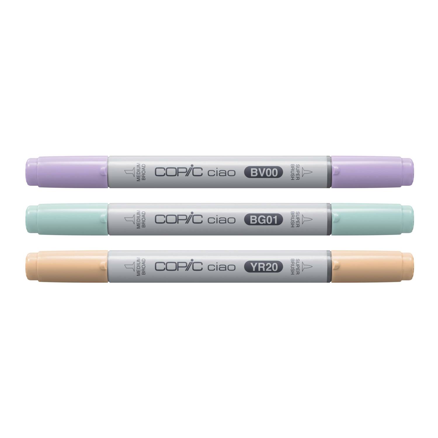 COPIC Marker ciao, 3er Set "Pastel Palette"