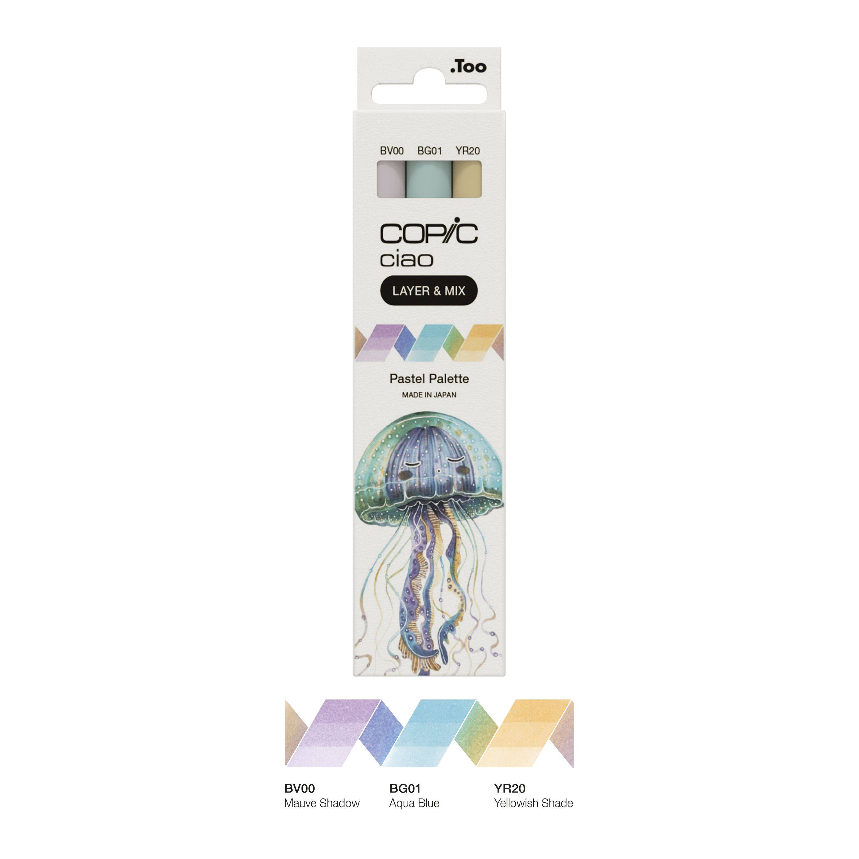 COPIC Marker ciao, 3er Set "Pastel Palette"-1