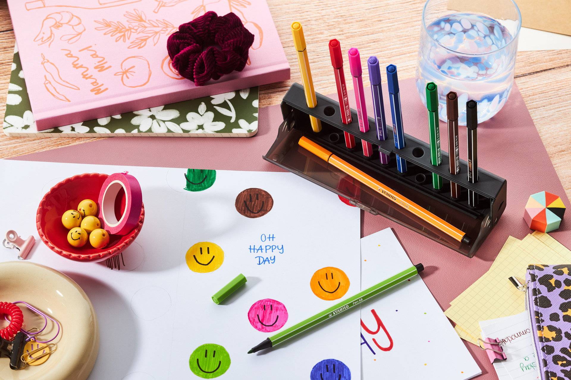Filzstift Pen 68 Click Set 10 Stück/10 Farben-4