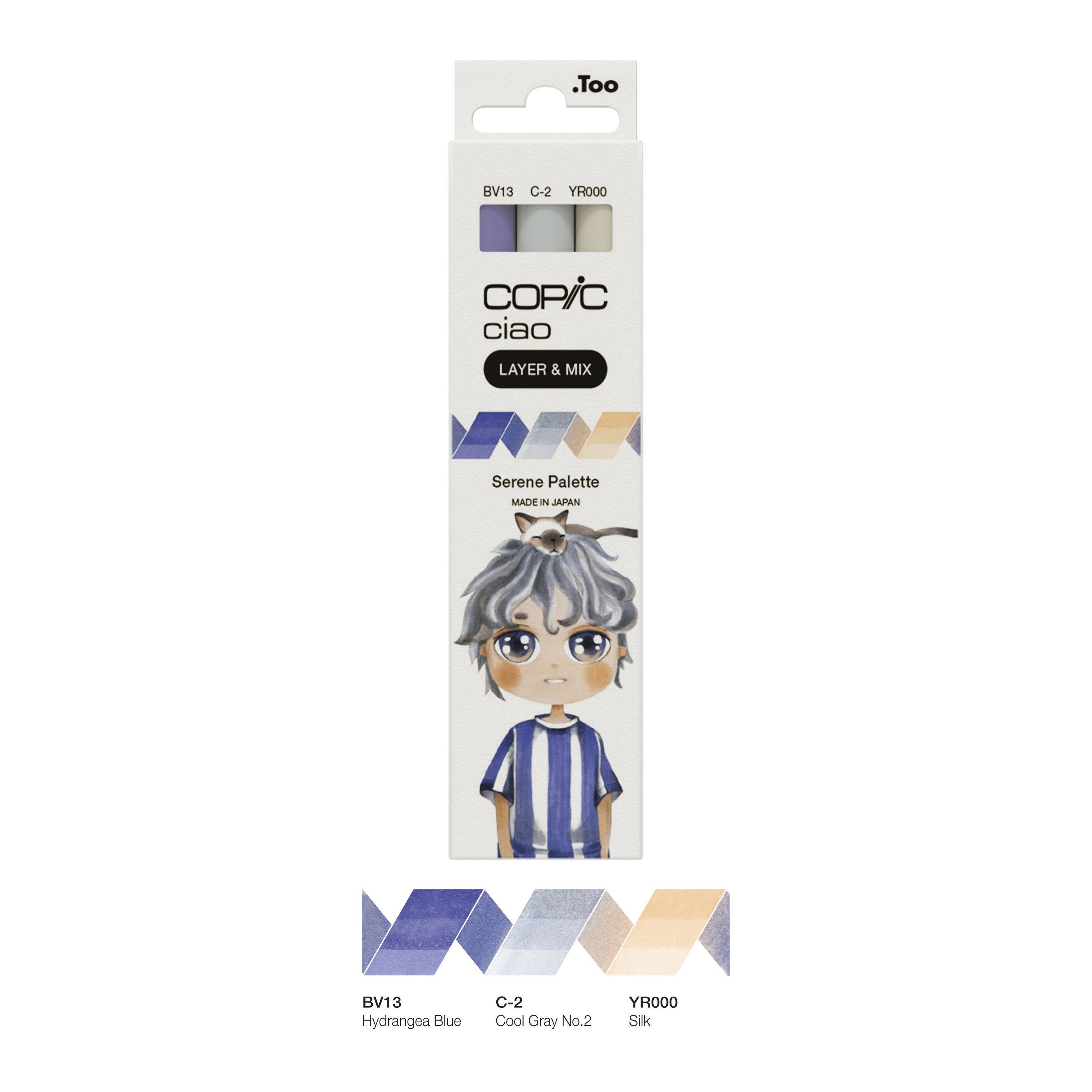 COPIC Marker ciao, 3er Set "Serene Palette"-1