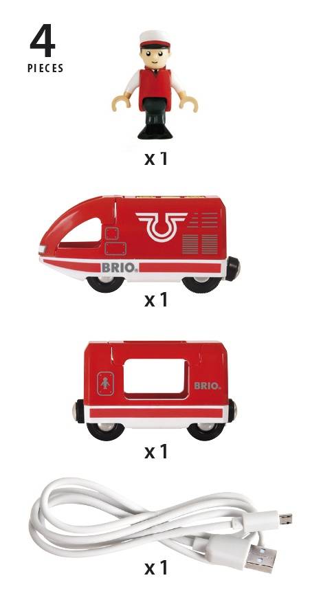BRIO 7312350337464, Wagen, Travel, 0,3 Jahr(e), AAA, Mehrfarbig-3