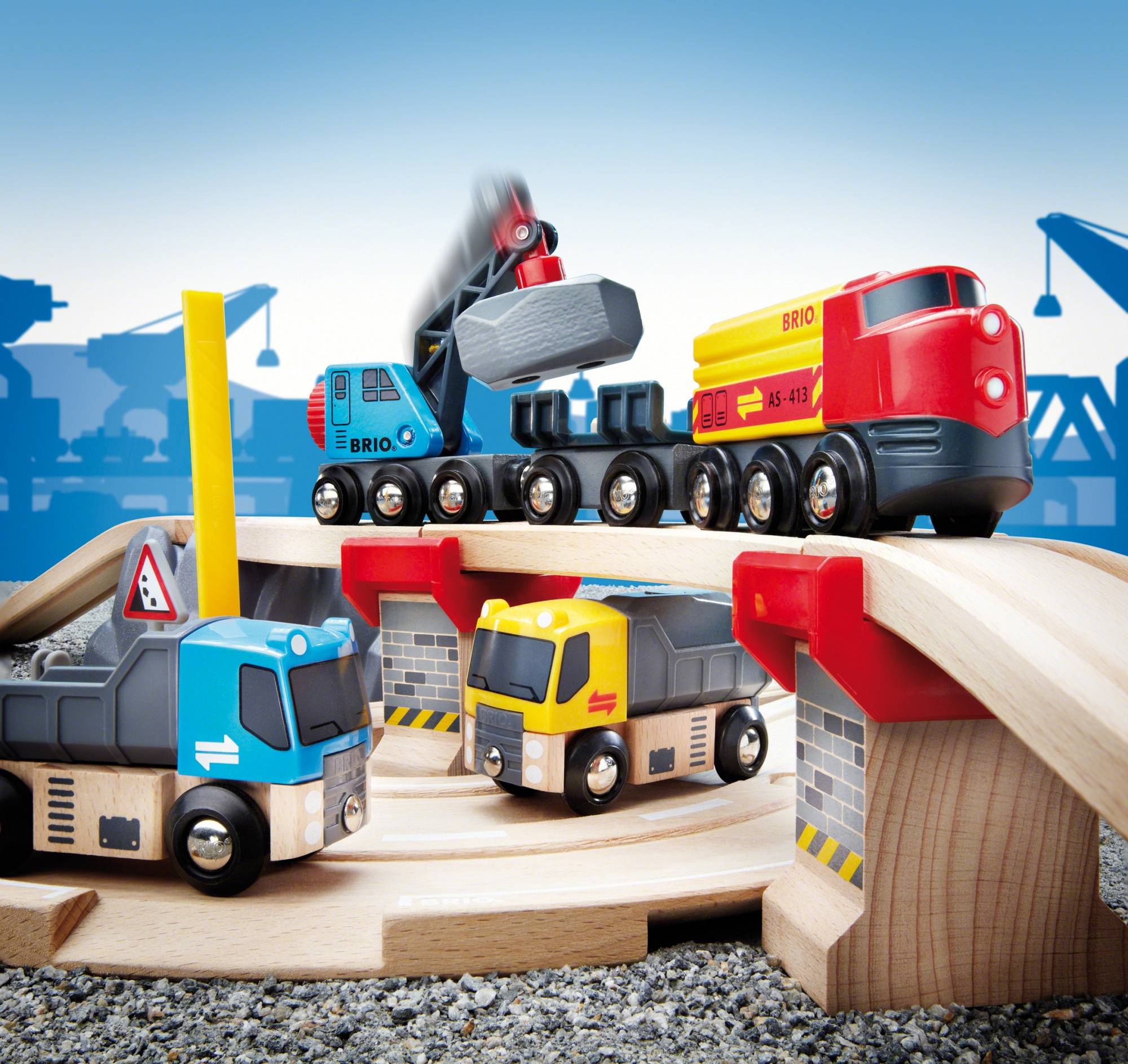 BRIO 7312350332100, Zug, Lift and Load, 0,3 Jahr(e), Mehrfarbig-1