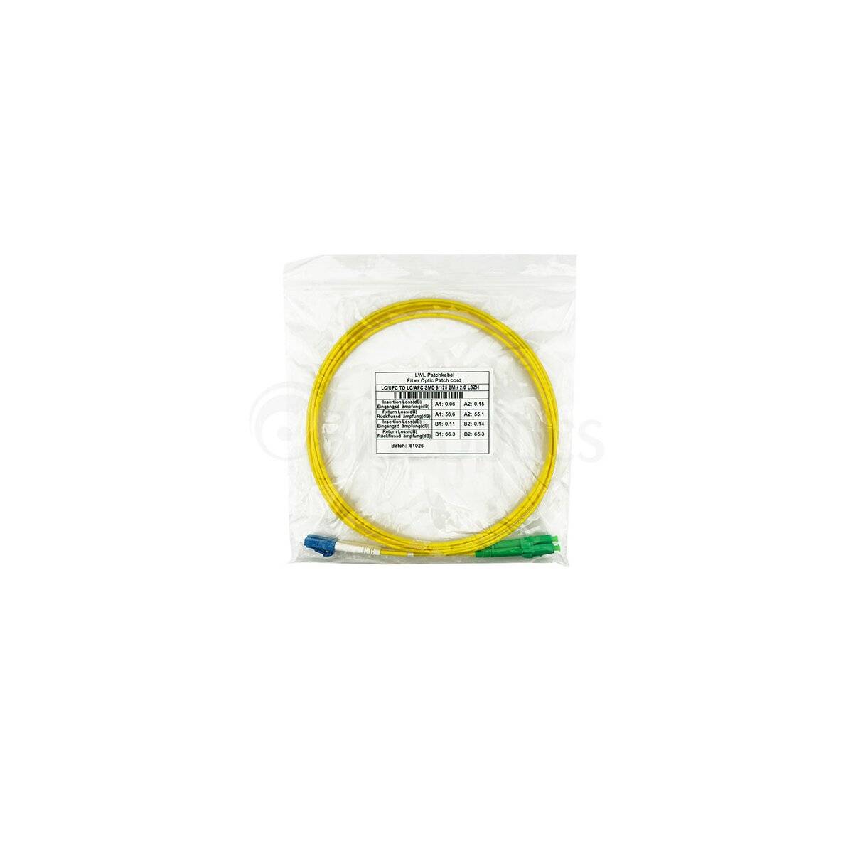 BLUEOPTICS - Duplex LWL Patchkabel LC-UPC/LC-APC Singlemode 3 Meter-4