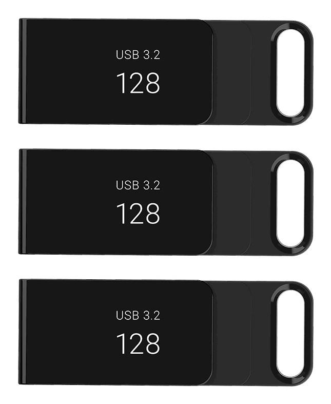PNY Elite - USB-Flash-Laufwerk - 128 GB - USB-C-4