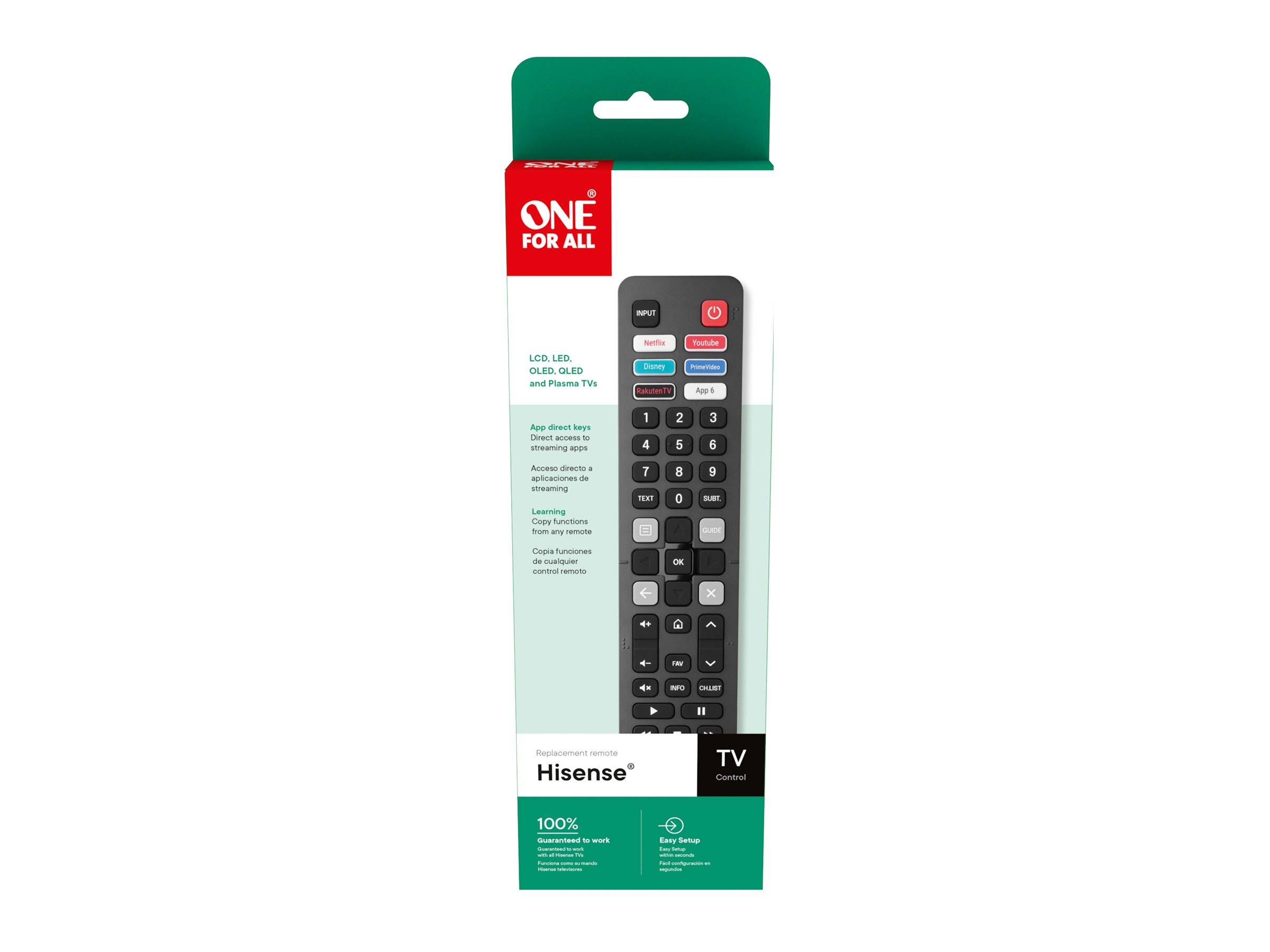 One For All URC 4916 remote control Displays TV-Geräte TV Zubehör-1