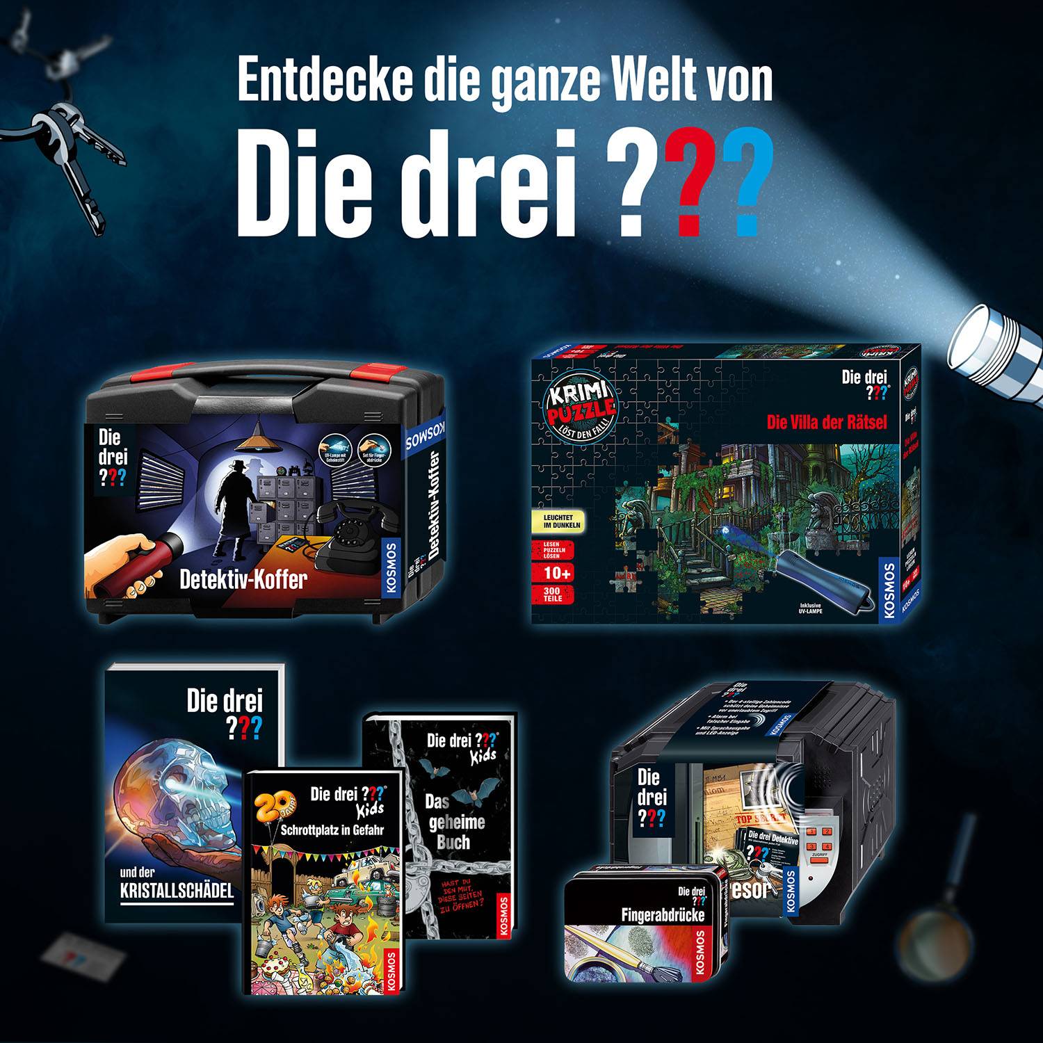 Kosmos Die drei ??? Phantomstimme, Spionage, 8 Jahr(e), AAA-2