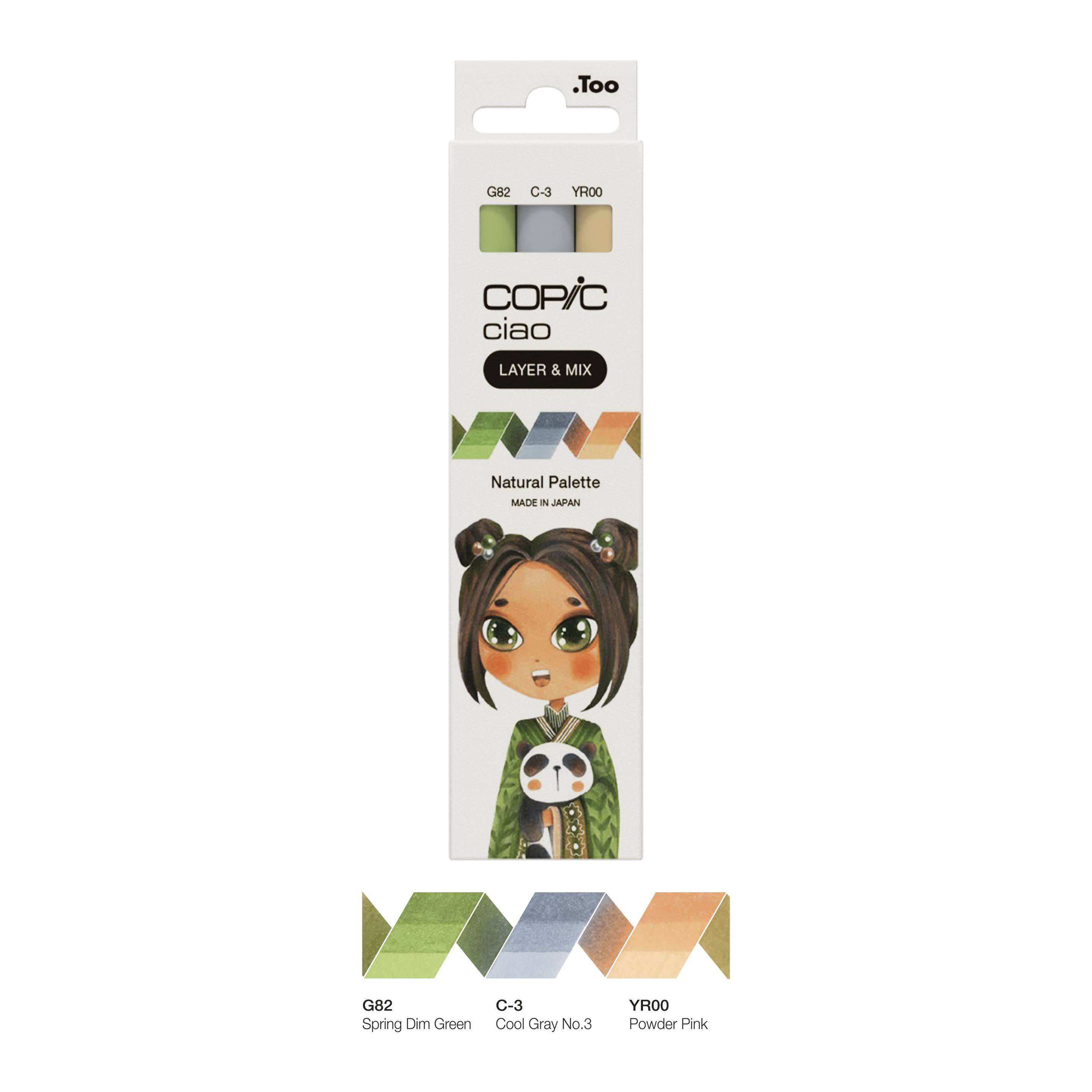 COPIC Marker ciao, 3er Set "Natural Palette"-2