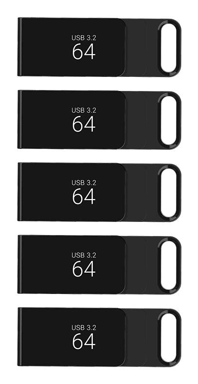 PNY Elite - USB-Flash-Laufwerk - 64 GB - USB-C-4