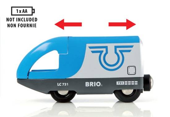 BRIO Blauer Reisezug (Batterielok), Model Railways Parts & Accessories, 0,3 Jahr(e), AAA, Mehrfarbig-2