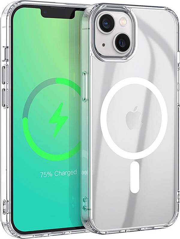 eStuff INFINITE (GRS) OSLO iPhone 15 Clear Magnetic Cover.