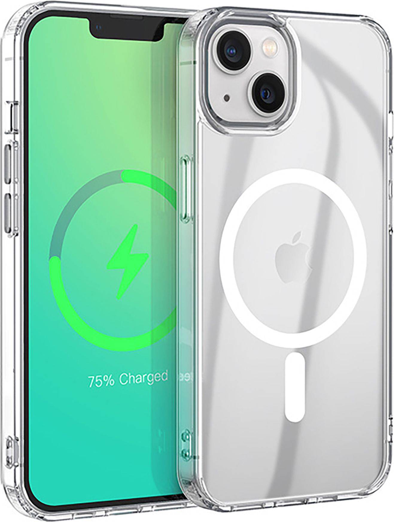 eStuff INFINITE (GRS) OSLO iPhone 15 Clear Magnetic Cover.-0