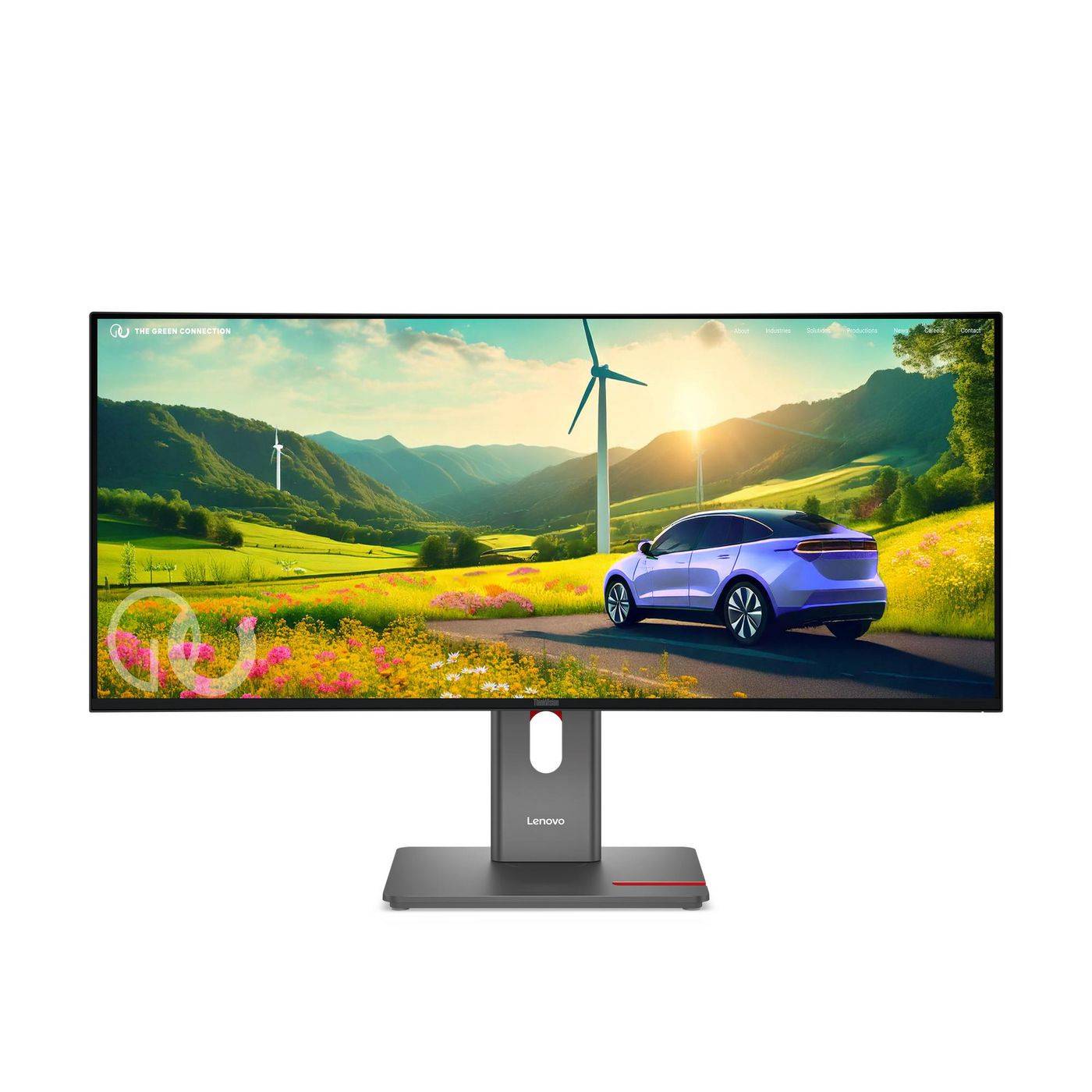 Lenovo ThinkVision P34WD-40 - LED-Monitor - gebogen - 86.4 cm (34")-0