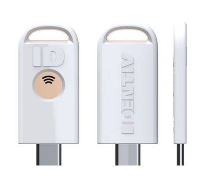 Identiv uTrust FIDO2 NFC Security Key USB-C