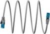 Goobay 79190 CAT 6A ultraflexibles Netzwerkkabel / Patchkabel, Ethernet bis 10 Gbit/s, LAN Kabel U/UTP, 3 m, Grau