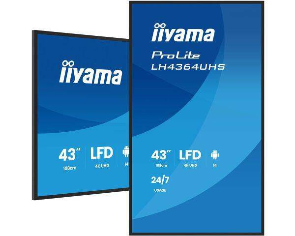 iiyama ProLite LH4364UHS-B1AG - 109 cm (43"") Diagonalklasse (108 cm (42.5"")-0