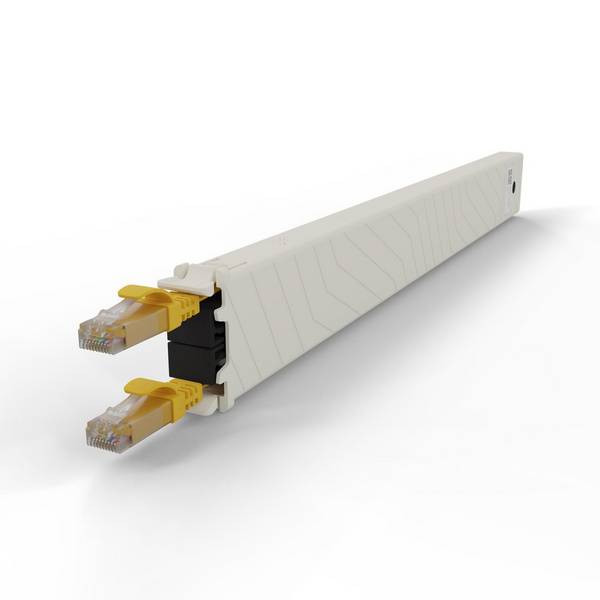 patchbox.one Kassette 8RU UTP gelb Cat.6a 0,8m Netzwerkkabel Installation Kabelkassette Cat.6A / EA