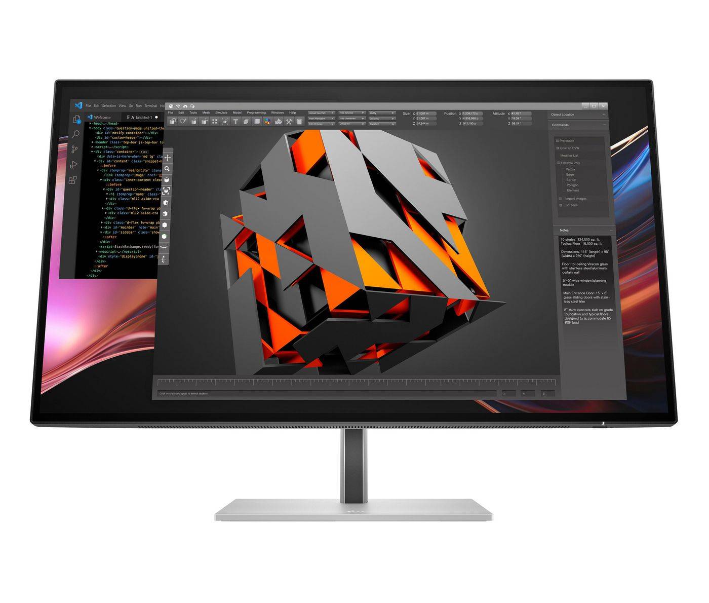 HP 727pu - Series 7 Pro - LED-Monitor - 68.6 cm (27"")-0
