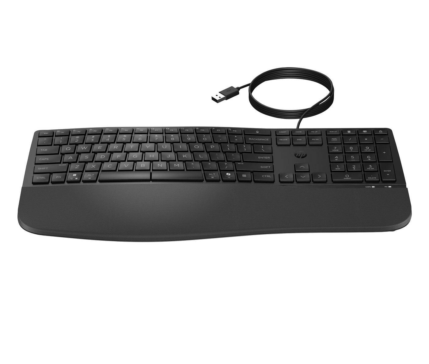 HP 485 Comfort - Tastatur - mehrere Geräte, 23 programmierbare Tasten, 3-Zonen-Layout - TL: Belgisch, AZERTY-1